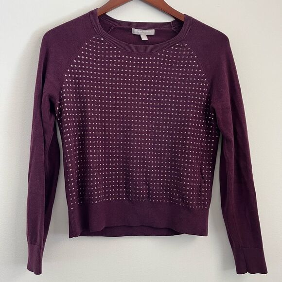 Banana Republic Maroon Crewneck Sweater | Size Petite Small - Picture 5 of 5